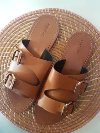 Sandalia € De 39 En Madrid T Por Mango Segunda Plana 10 Mano Piel K1lTJcF