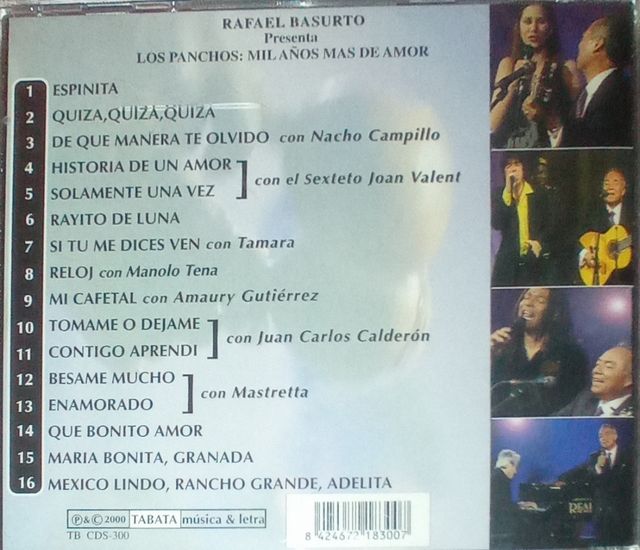 LOTE 2 CD LOS PANCHOS PRECINTADOS