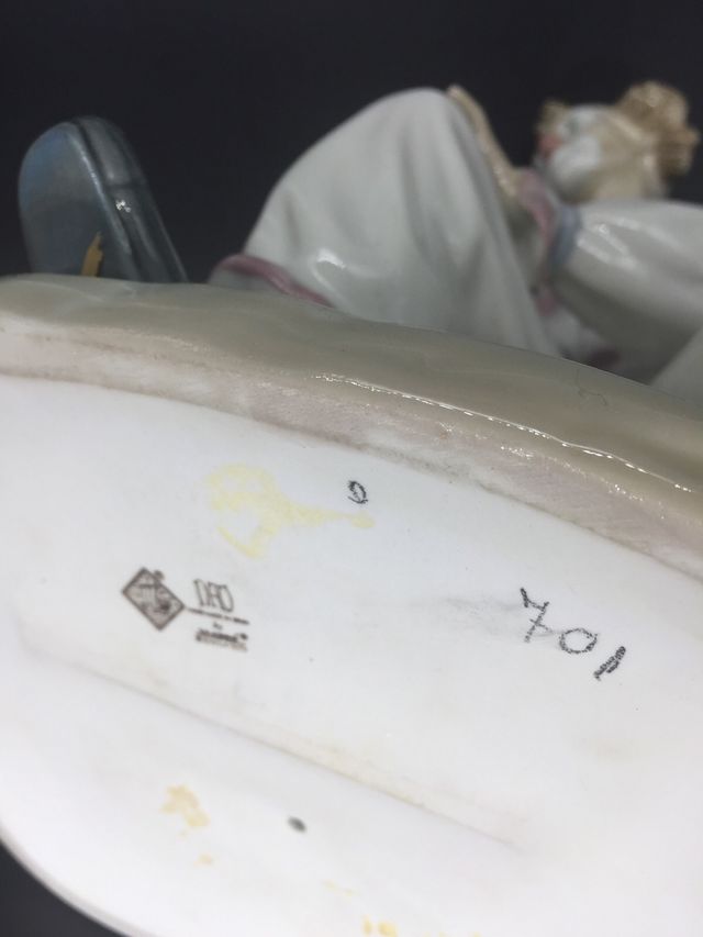 Figura Payaso con niño de Nao Lladró