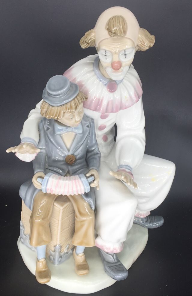 Figura Payaso con niño de Nao Lladró