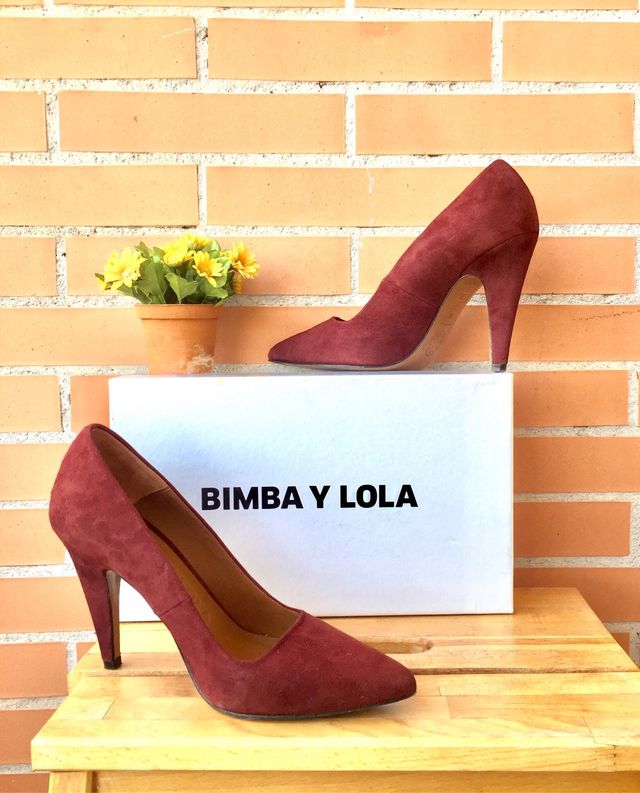 Tacones Cuero Zapatos Tacon Bimba Y Lola Zapatos Tacón Bimba Y