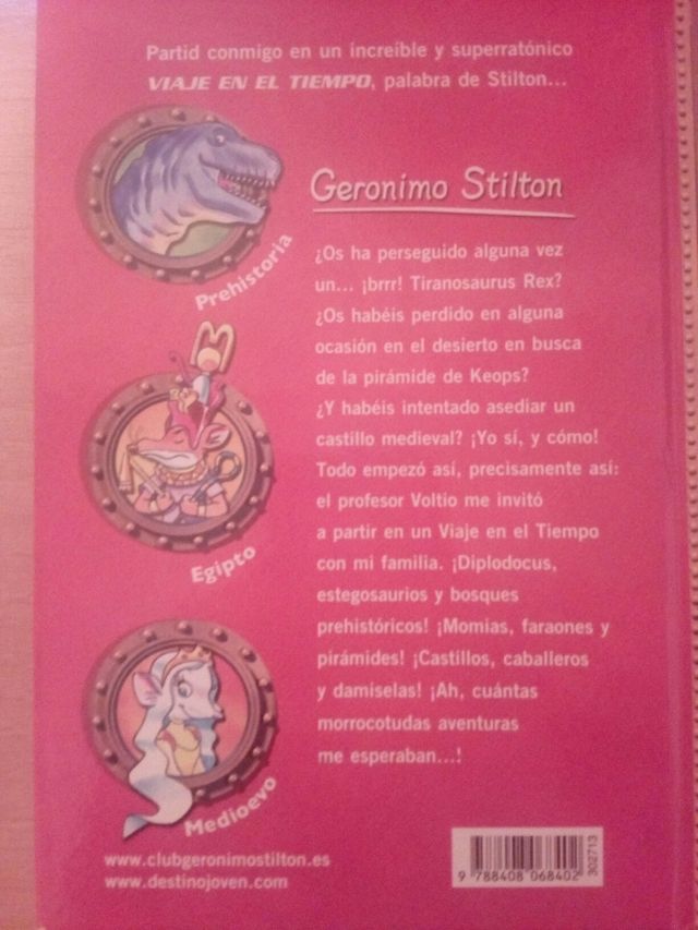Viaje en el tiempo,Geronimo Stilton