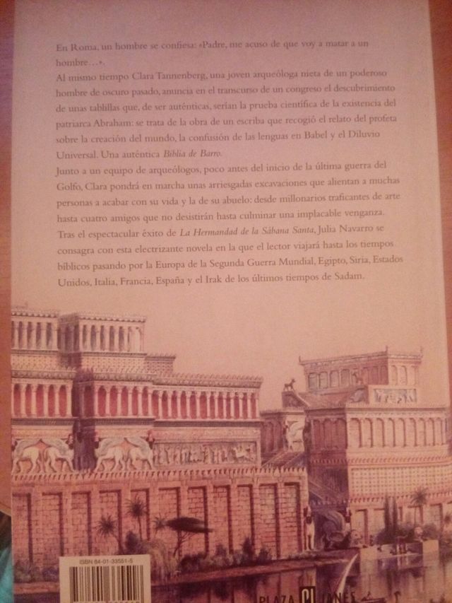 La biblia de barro,Julia Navarro