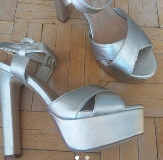 sandalias doradas marypaz