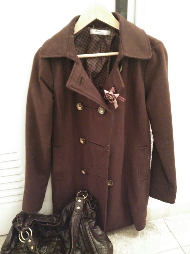abrigo marron