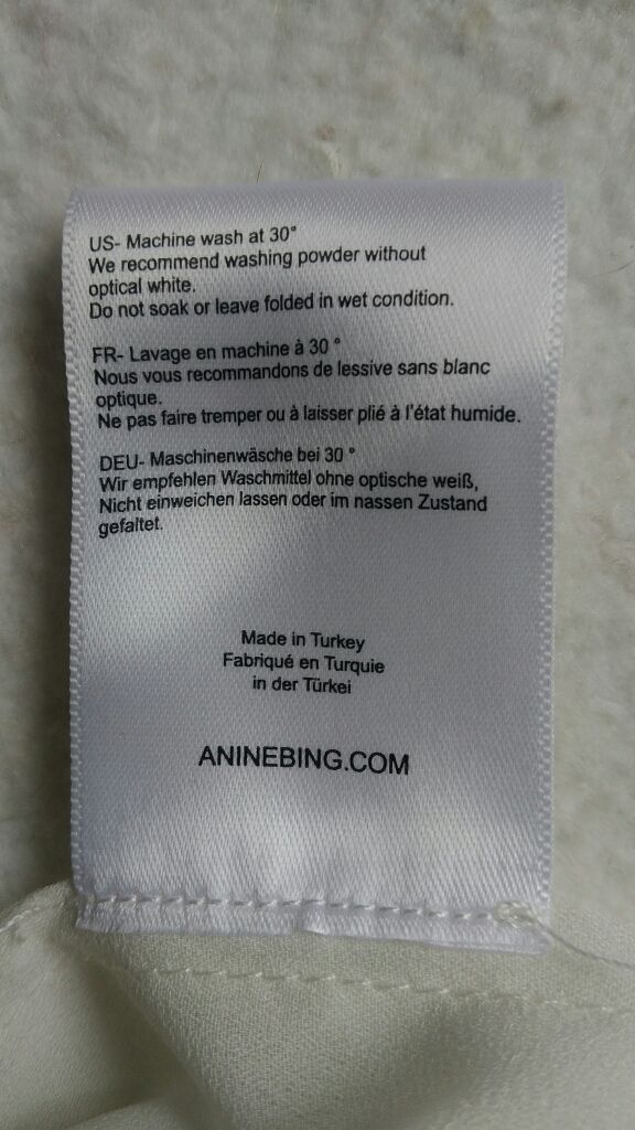 VESTIDO FIRMA "ANINE BING"