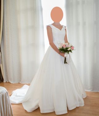 vestido de novia talla 38 de segunda mano en valladolid en wallapop