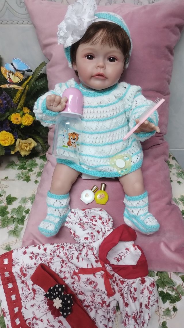 DOLL.REBORN.SILICONE VINIL.48CM.NEW ➕