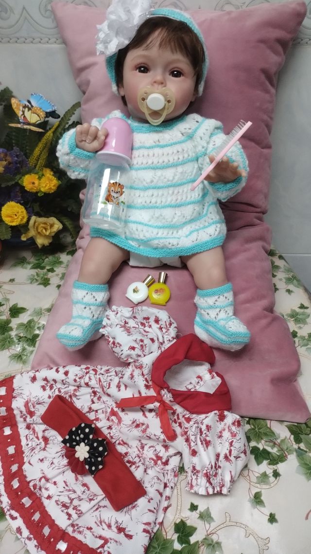DOLL.REBORN.SILICONE VINIL.48CM.NEW ➕