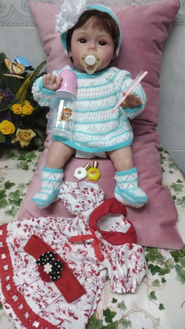 DOLL.REBORN.SILICONE VINIL.48CM.NEW ➕