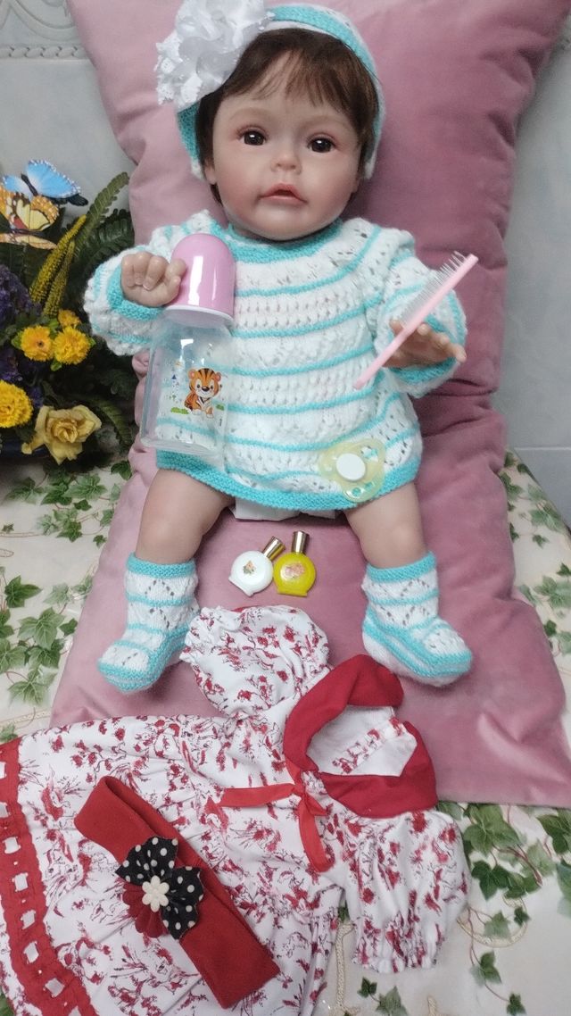DOLL.REBORN.SILICONE VINIL.48CM.NEW ➕