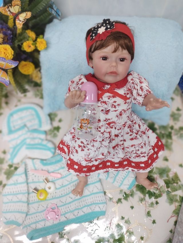 DOLL.REBORN.SILICONE VINIL.48CM.NEW ➕