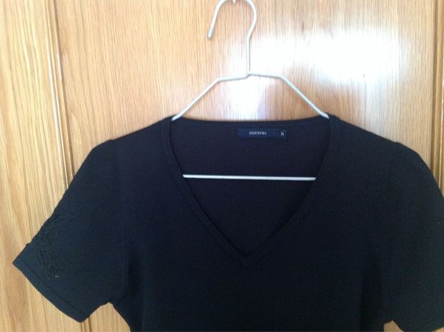 Jersey mujer Cortefiel con bordados