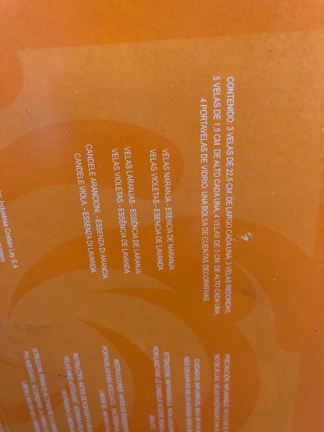 Kit de velas Christian Lay NUEVO