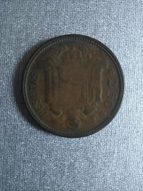 Peseta de franco, año 1953