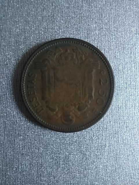 Peseta de franco, año 1953