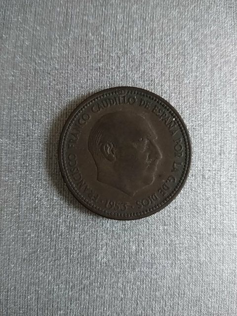 Peseta de franco, año 1953