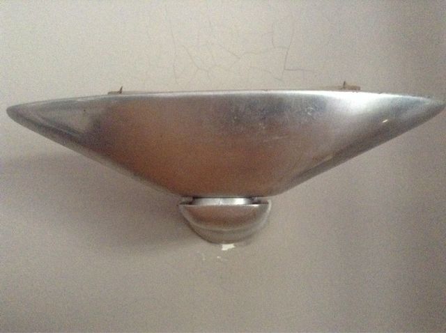 lampara pared, aplique modernista