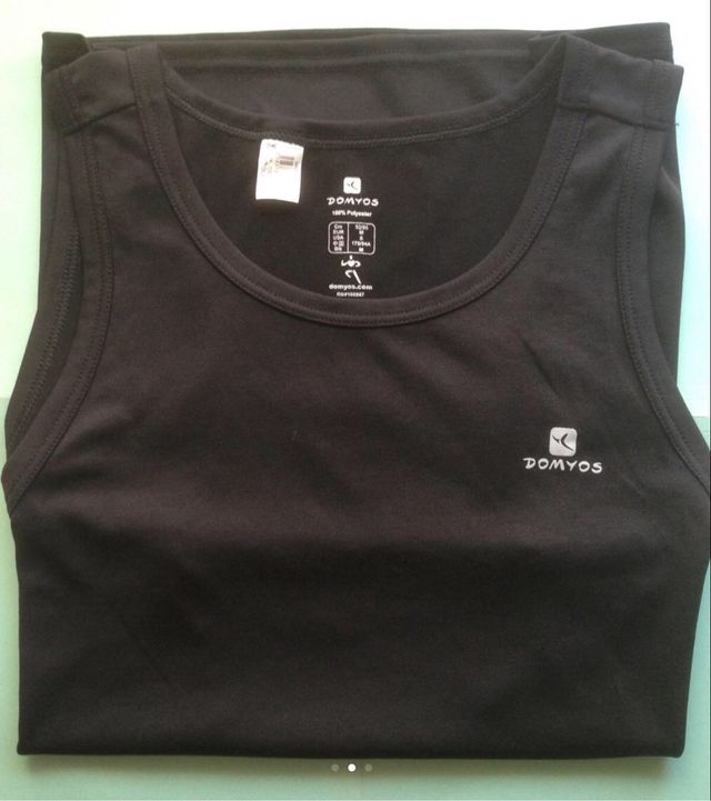 Camiseta tirantes Talla M Negra