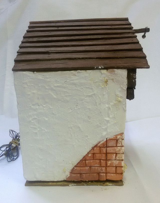 Casa establo para belén o maquetas