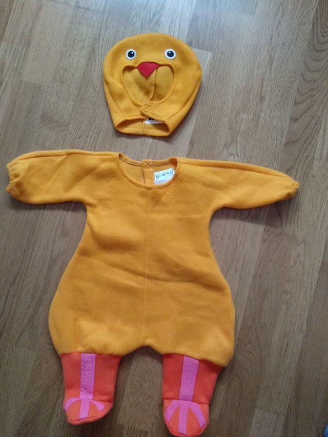 disfraz pollito bebe