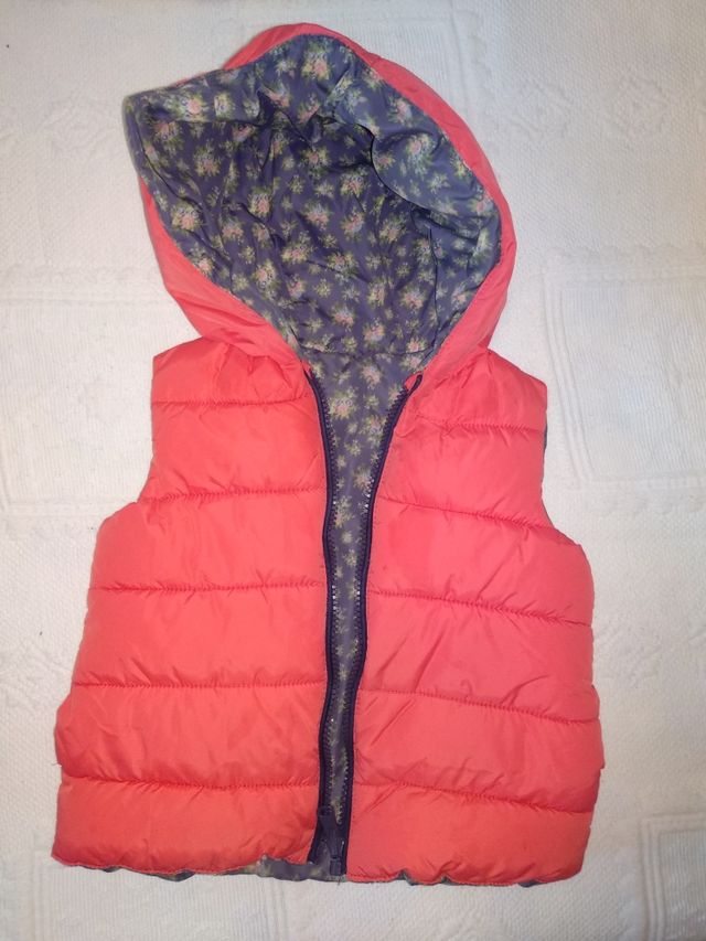 Chaleco niña reversible