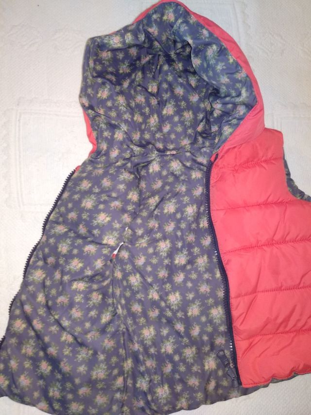 Chaleco niña reversible