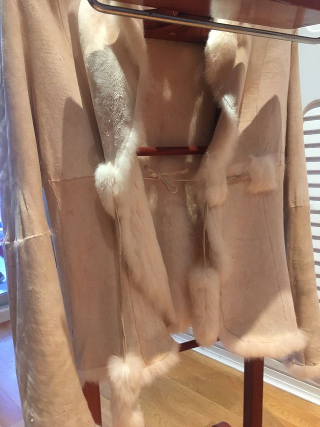 Cappotto in pelliccia di coniglio.