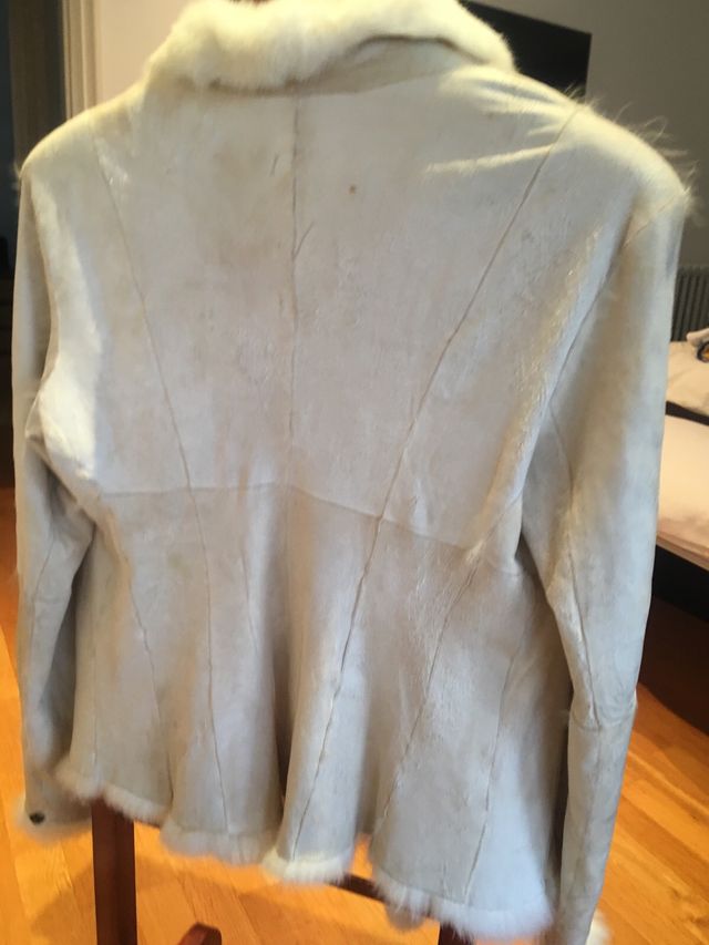 Cappotto in pelliccia di coniglio.