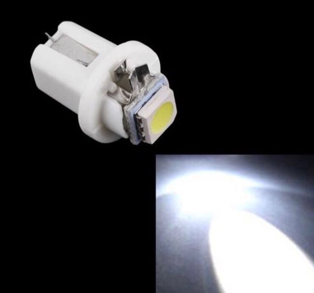 Lote 10 bombillas t5 b8.5d Led blanco cuadro coche