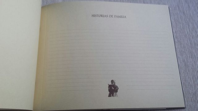 Álbum libro anécdotas y árbol genealógico