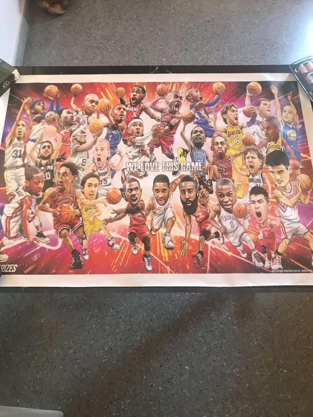 Póster NBA espectacular
