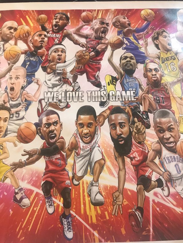 Póster NBA espectacular