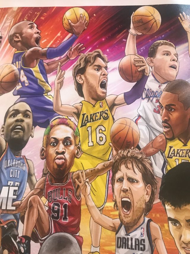 Póster NBA espectacular