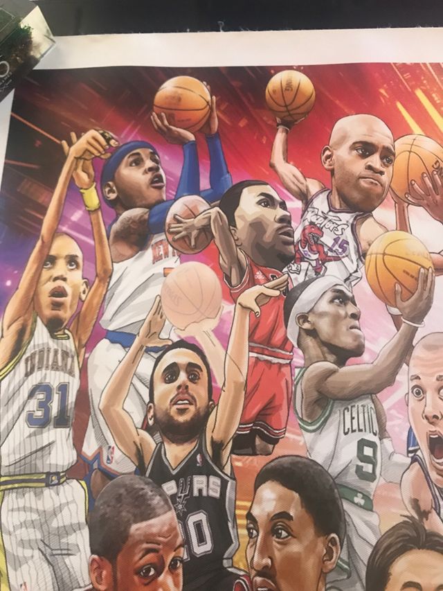 Póster NBA espectacular