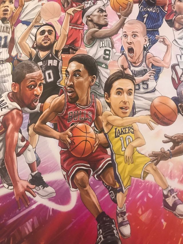 Póster NBA espectacular