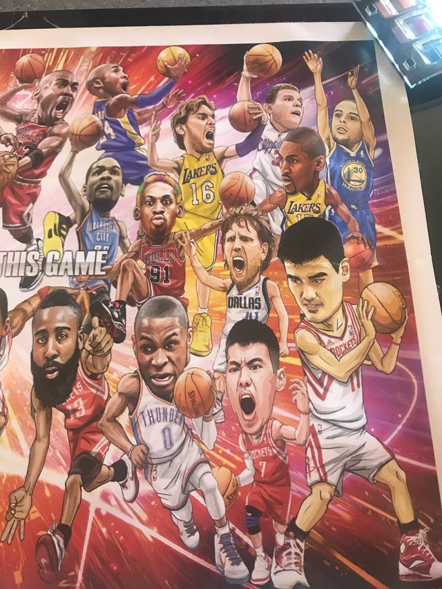 Póster NBA espectacular