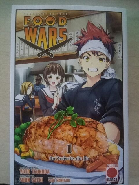 Manga de Food Wars (Shokugeki no soma)