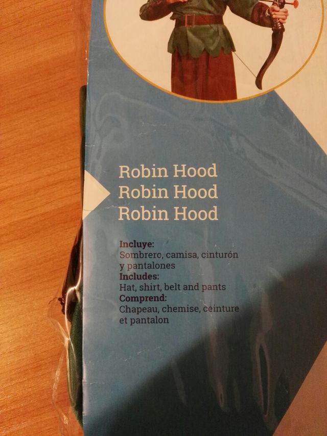 Disfraz de Robin Hood 10-12 sin estrenar