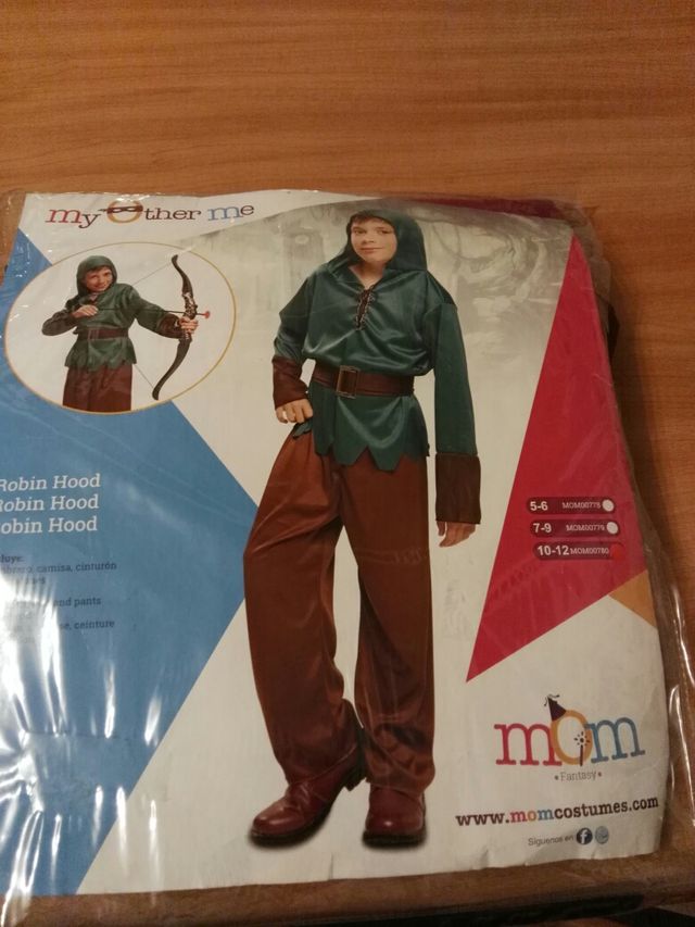 Disfraz de Robin Hood 10-12 sin estrenar