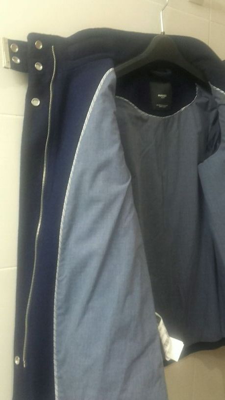 Chaqueta azul Mango XS