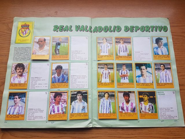 ALBUM SUPER FUTBOL 85 ROLLAN CON 324 CROMOS