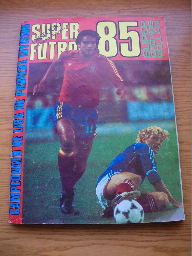 ALBUM SUPER FUTBOL 85 ROLLAN CON 324 CROMOS