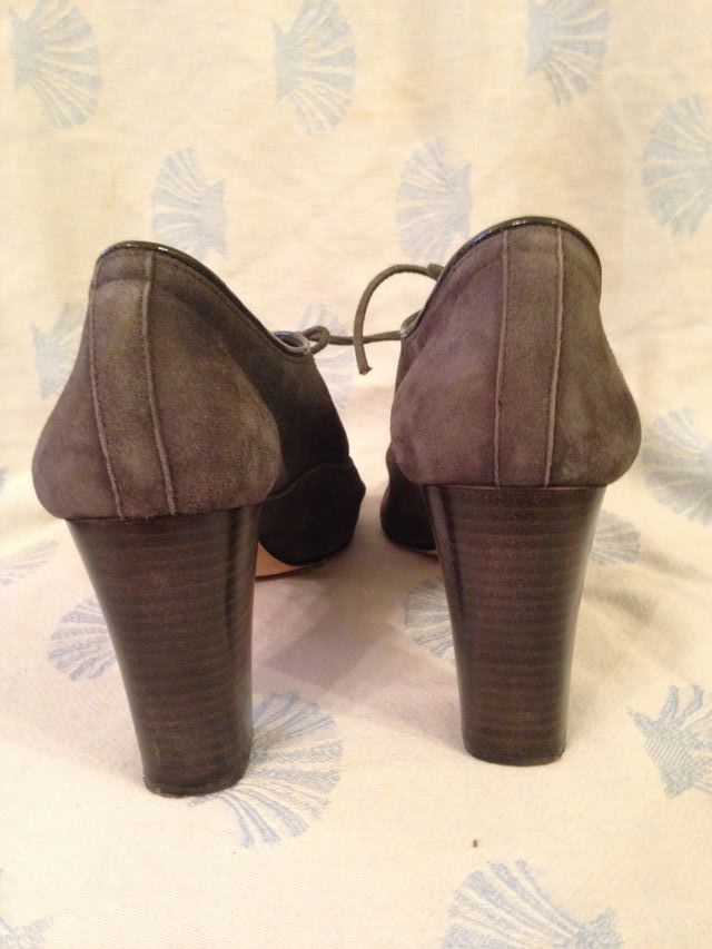 Zapatos Richelieu con tacon & con cordones