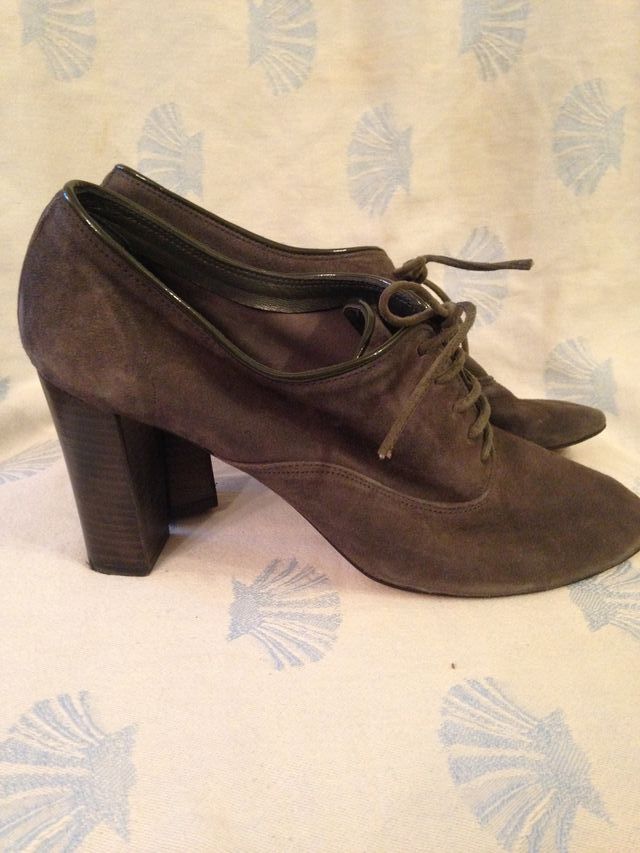 Zapatos Richelieu con tacon & con cordones