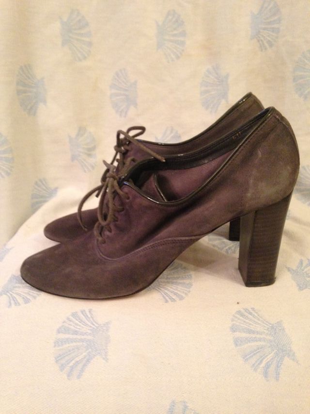 Zapatos Richelieu con tacon & con cordones