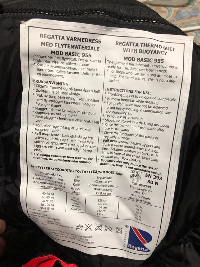 Traje profesional REGATA