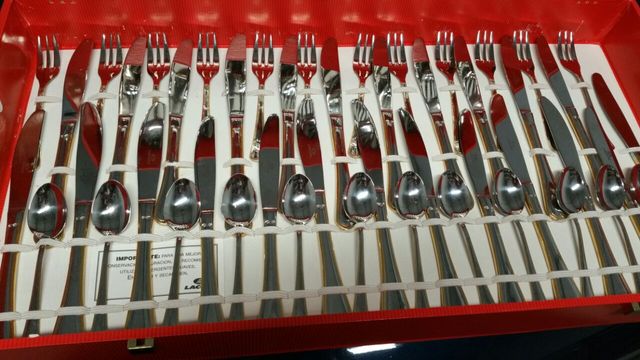 CUBERTERIA 113 PIEZAS TAURO ORO DITALY