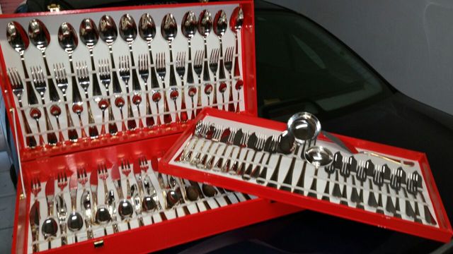 CUBERTERIA 113 PIEZAS TAURO ORO DITALY