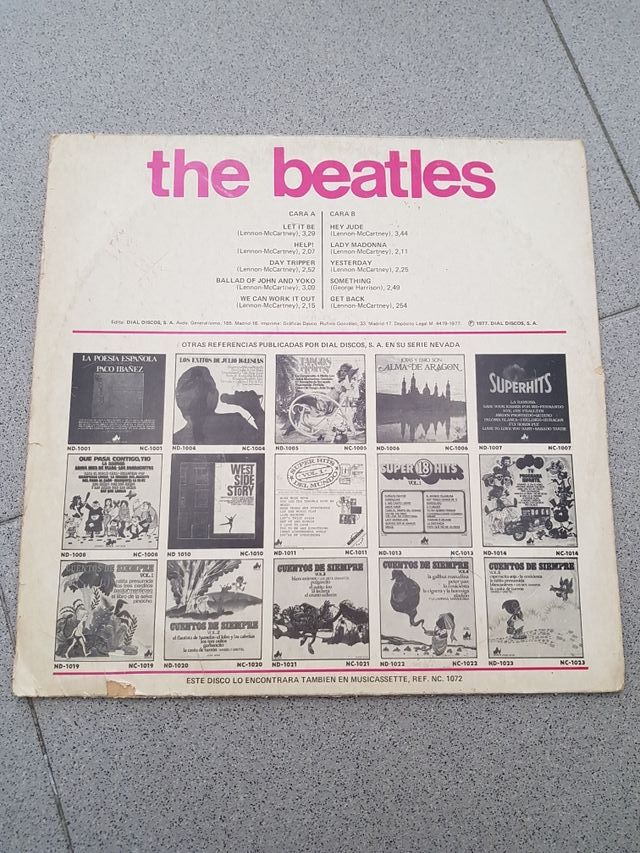 Lp disco vinilo The Beatles homenaje